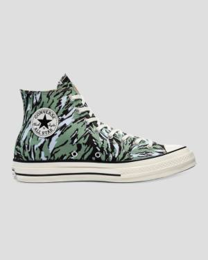 Tenis Cano Alto Converse Carhartt Chuck 70 Verdes | CV-014LHY