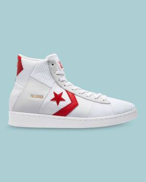 Tenis Cano Alto Converse Chase The Drip Pro Couro Branco | CV-856ZPD