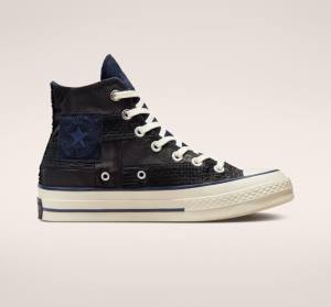 Tenis Cano Alto Converse Chuck 70 It's Possible Pretas Azul Marinho | CV-074BXG