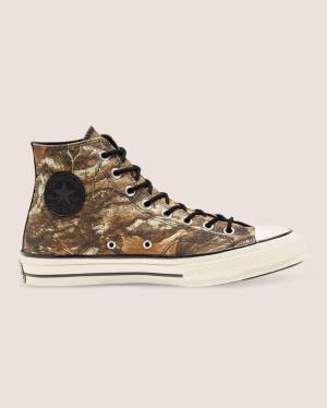 Tenis Cano Alto Converse Chuck 70 Realtree Edge Camo Print Utility Marrom | CV-387DXO