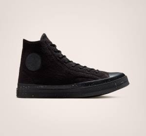 Tenis Cano Alto Converse Chuck 70 Renew Pretas Luz Verdes | CV-513EDF