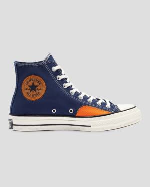 Tenis Cano Alto Converse Chuck 70 Ripstop Azuis | CV-069RDO