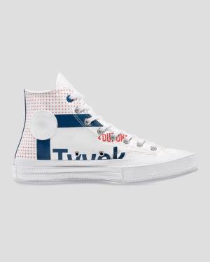 Tenis Cano Alto Converse Chuck 70 Tyvek Branco | CV-125CIX