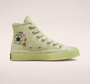 Tenis Cano Alto Converse Chuck 70 We Are Stronger Together Verde Oliva Pretas | CV-976JUP