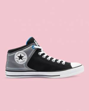 Tenis Cano Alto Converse Chuck Taylor All Star High Street Pretas | CV-078ZGP