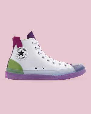 Tenis Cano Alto Converse Chuck Taylor All Star CX Blocked Branco | CV-120EJU