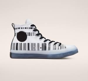 Tenis Cano Alto Converse Chuck Taylor All Star CX Translucent Barcode Branco Pretas | CV-217TXV