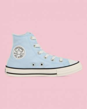 Tenis Cano Alto Converse Chuck Taylor All Star UV Glitter Azuis | CV-321QSV