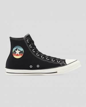 Tenis Cano Alto Converse Chuck Taylor All Star National Parks Patch Pretas | CV-345VAS