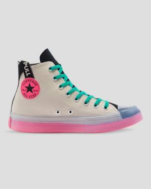 Tenis Cano Alto Converse Chuck Taylor All Star CX Pull Tab Bege | CV-502VGH