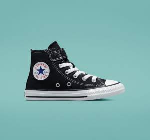 Tenis Cano Alto Converse Chuck Taylor All Star Easy-On Pretas Bege Branco | CV-520QFS