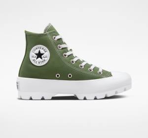 Tenis Cano Alto Converse Chuck Taylor All Star Lugged Seasonal Color Branco Pretas | CV-617CRD