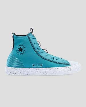 Tenis Cano Alto Converse Chuck Taylor All Star Crater Renew Knit Azuis | CV-730QHZ