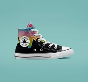 Tenis Cano Alto Converse Chuck Taylor All Star Glitter Drip Pretas Bege Branco Rosa | CV-860IOL