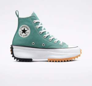 Tenis Cano Alto Converse Run Star Hike Plataforma Seasonal Color Pretas Branco | CV-809FHE