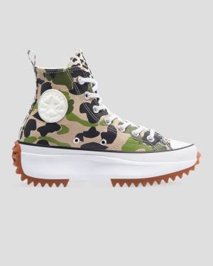 Tenis Cano Alto Converse Run Star Hike Wild Archive Camufladas | CV-167UTG