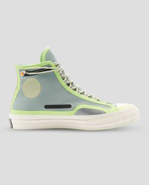 Tenis Cano Alto Converse Seam Tape Chuck 70 Verdes | CV-865DNH