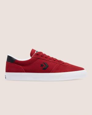 Tenis Cano Baixo Converse Boulevard Camurça Vermelhas | CV-741MEO