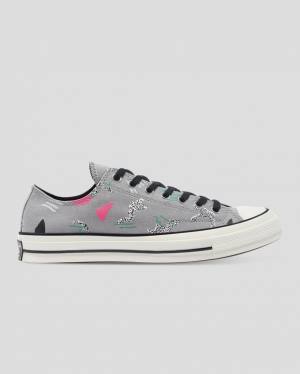 Tenis Cano Baixo Converse Chuck 70 80s Archive Print Cinzentas | CV-451CST