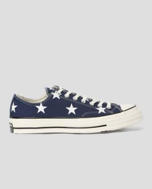 Tenis Cano Baixo Converse Chuck 70 Archive Print Azuis | CV-073ACT