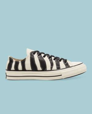 Tenis Cano Baixo Converse Chuck 70 Archive Zebra Overlay Bege | CV-189IRG