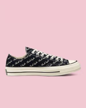 Tenis Cano Baixo Converse Chuck 70 Signature Pretas | CV-145IEP