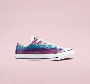 Tenis Cano Baixo Converse Chuck Taylor All Star Glitter Drip Branco Bege Branco | CV-086PNU