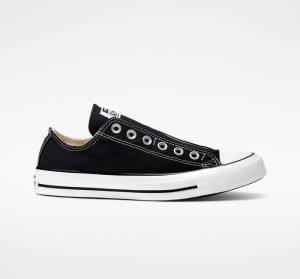 Tenis Cano Baixo Converse Chuck Taylor All Star Slip Pretas Branco | CV-126OGA