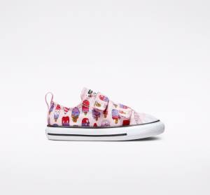 Tenis Cano Baixo Converse Chuck Taylor All Star Easy-On Frozen Treats Rosa Rosa | CV-347NRE