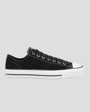 Tenis Cano Baixo Converse Chuck Taylor All Star Pro Camurça Pretas | CV-367OHZ