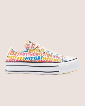 Tenis Cano Baixo Converse Chuck Taylor All Star My Story Double Stacked Lift Multicoloridas | CV-567KBT