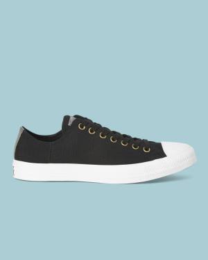 Tenis Cano Baixo Converse Chuck Taylor All Star Clean N Preme Pretas | CV-650LIC