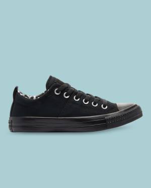 Tenis Cano Baixo Converse Chuck Taylor All Star Madison Pretas | CV-721QKB