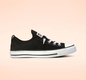 Tenis Cano Baixo Converse Chuck Taylor All Star Shoreline Knit Slip Pretas Branco | CV-743WUN