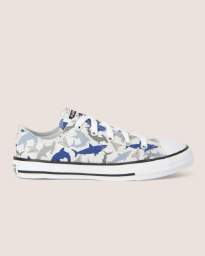 Tenis Cano Baixo Converse Chuck Taylor All Star Shark Bite Branco | CV-782XJB