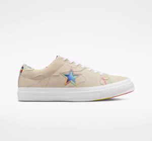 Tenis Cano Baixo Converse One Star Pride Vermelhas | CV-281HSA