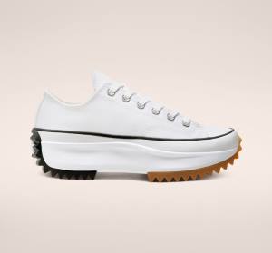 Tenis Cano Baixo Converse Run Star Hike Plataforma Branco Pretas | CV-682UCX