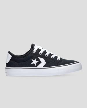 Tenis Cano Baixo Converse Star Replay Webbed Lona Pretas | CV-651QOH