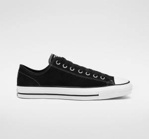 Tenis Skate Converse CONS Chuck Taylor All Star Pro Camurça Pretas Branco | CV-364XDV