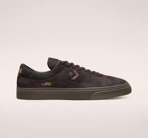 Tenis Skate Converse CONS Louie Lopez Pro Nubuck Couro Cafes Pretas Marrom | CV-701MWX