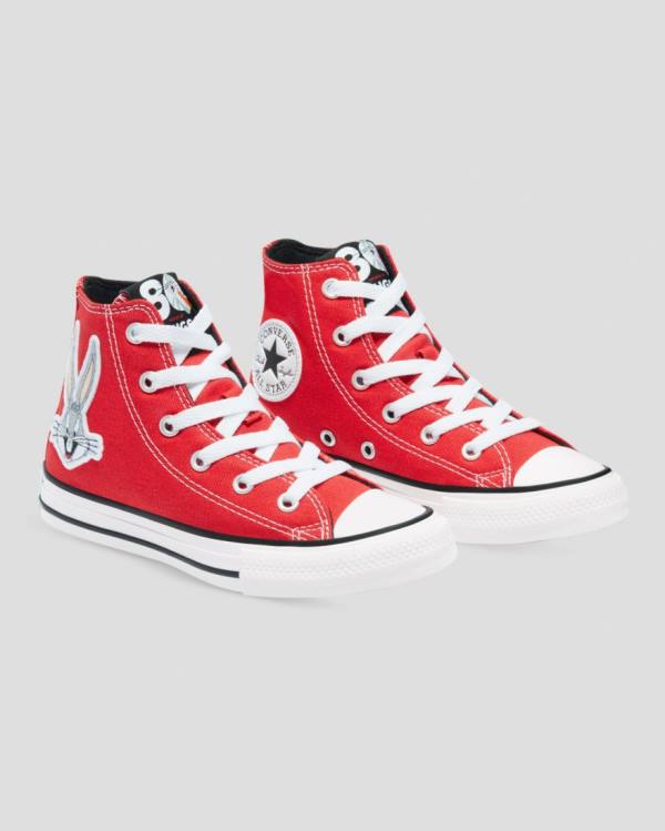 Tenis Cano Alto Converse Bugs Bunny Chuck Taylor All Star Vermelhas | CV-381GBI