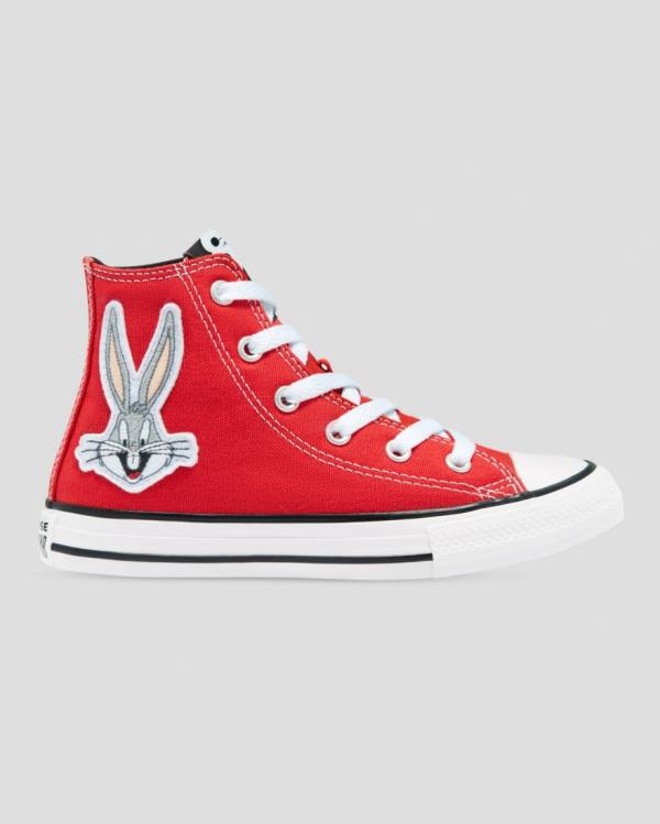 Tenis Cano Alto Converse Bugs Bunny Chuck Taylor All Star Vermelhas | CV-381GBI