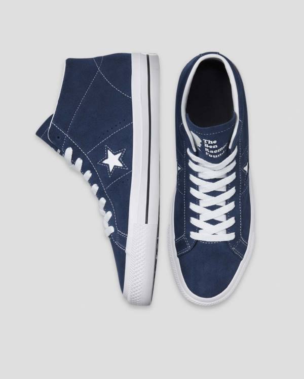 Tenis Cano Alto Converse CONS One Star Pro Ben Raemers Foundation Azuis | CV-402YAQ