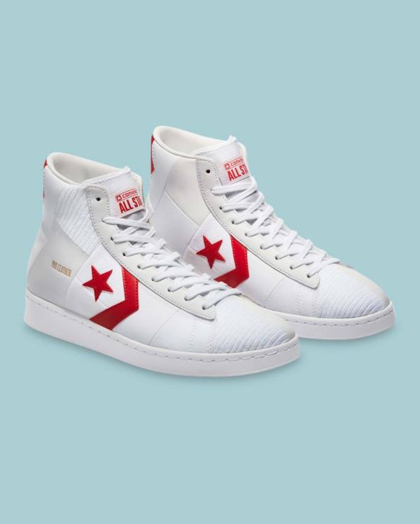 Tenis Cano Alto Converse Chase The Drip Pro Couro Branco | CV-809SAY