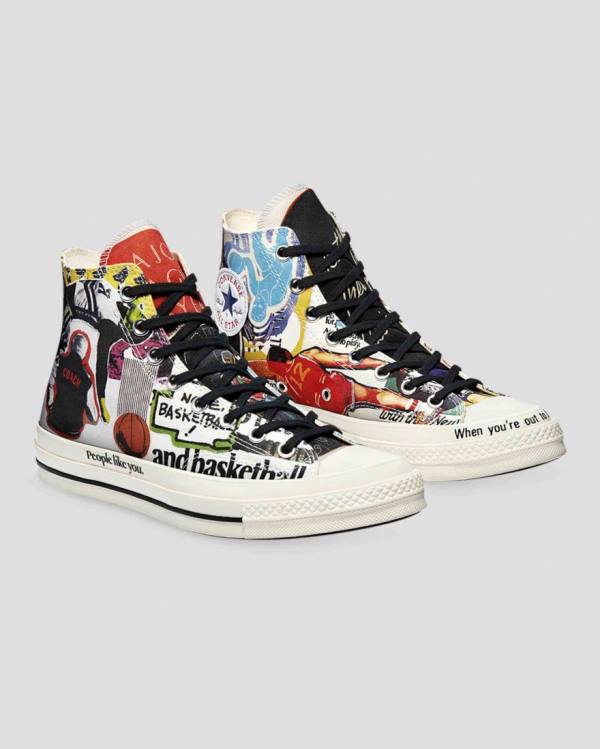 Tenis Cano Alto Converse Chuck 70 Beat The World Multicoloridas | CV-051DEM