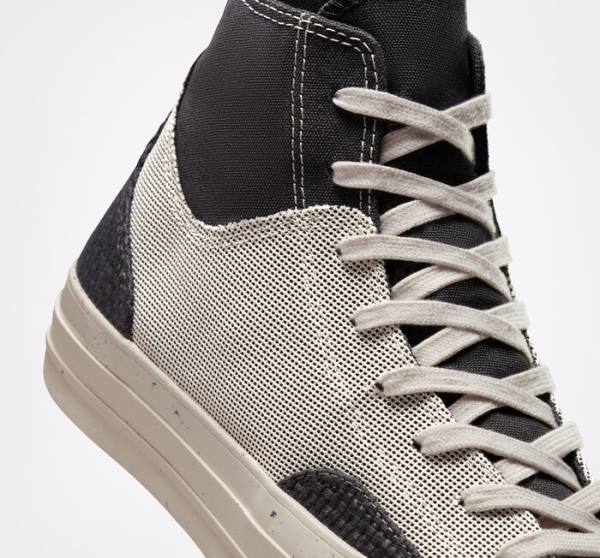 Tenis Cano Alto Converse Chuck 70 Crafted Lona Marrom | CV-019ITG