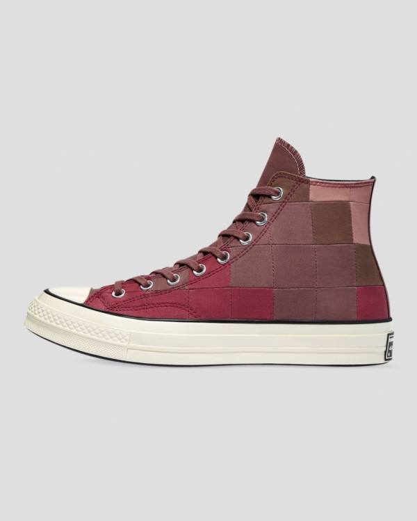 Tenis Cano Alto Converse Chuck 70 Natural Dye Bordeaux | CV-654JQO