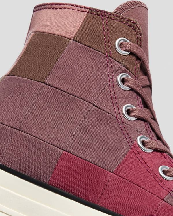 Tenis Cano Alto Converse Chuck 70 Natural Dye Bordeaux | CV-654JQO