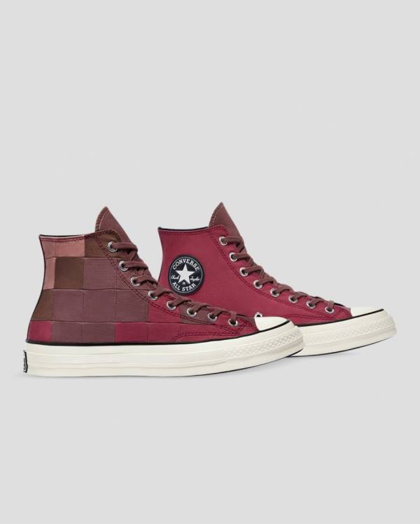 Tenis Cano Alto Converse Chuck 70 Natural Dye Bordeaux | CV-768QSN