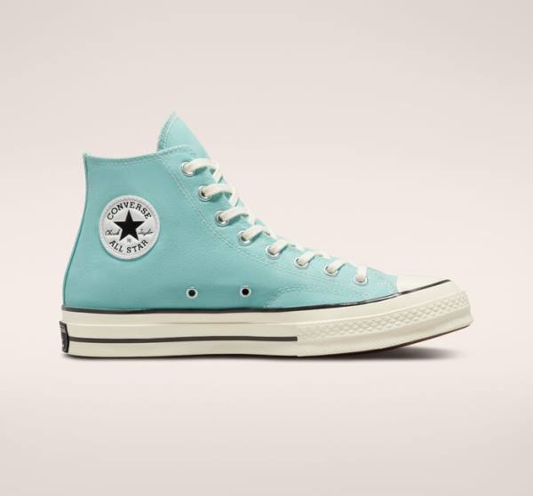 Tenis Cano Alto Converse Chuck 70 Pastel Polyester Pretas | CV-215YDZ